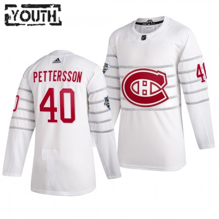 Vancouver Canucks Dresy Elias Pettersson 40 Bílá Adidas 2020 NHL All-Star Authentic - Dětské Vancouver Canucks Dresy Elias Pettersson 40 Bílá Adidas 2020 NHL All-Star Authentic - Dětské